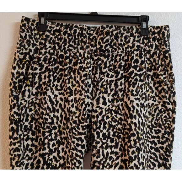 Cabi #5680 "Pivot Spotted Jogger" Leopard Print Cotton Blend Comfy Lounge Pant M - Picture 4 of 10